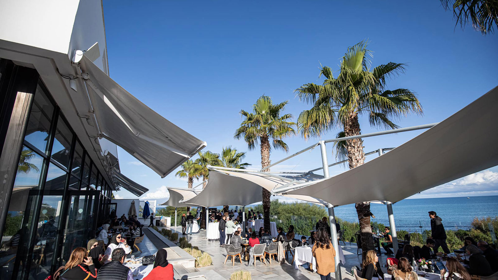 Architecture textile  gastronomie et hôtellerie