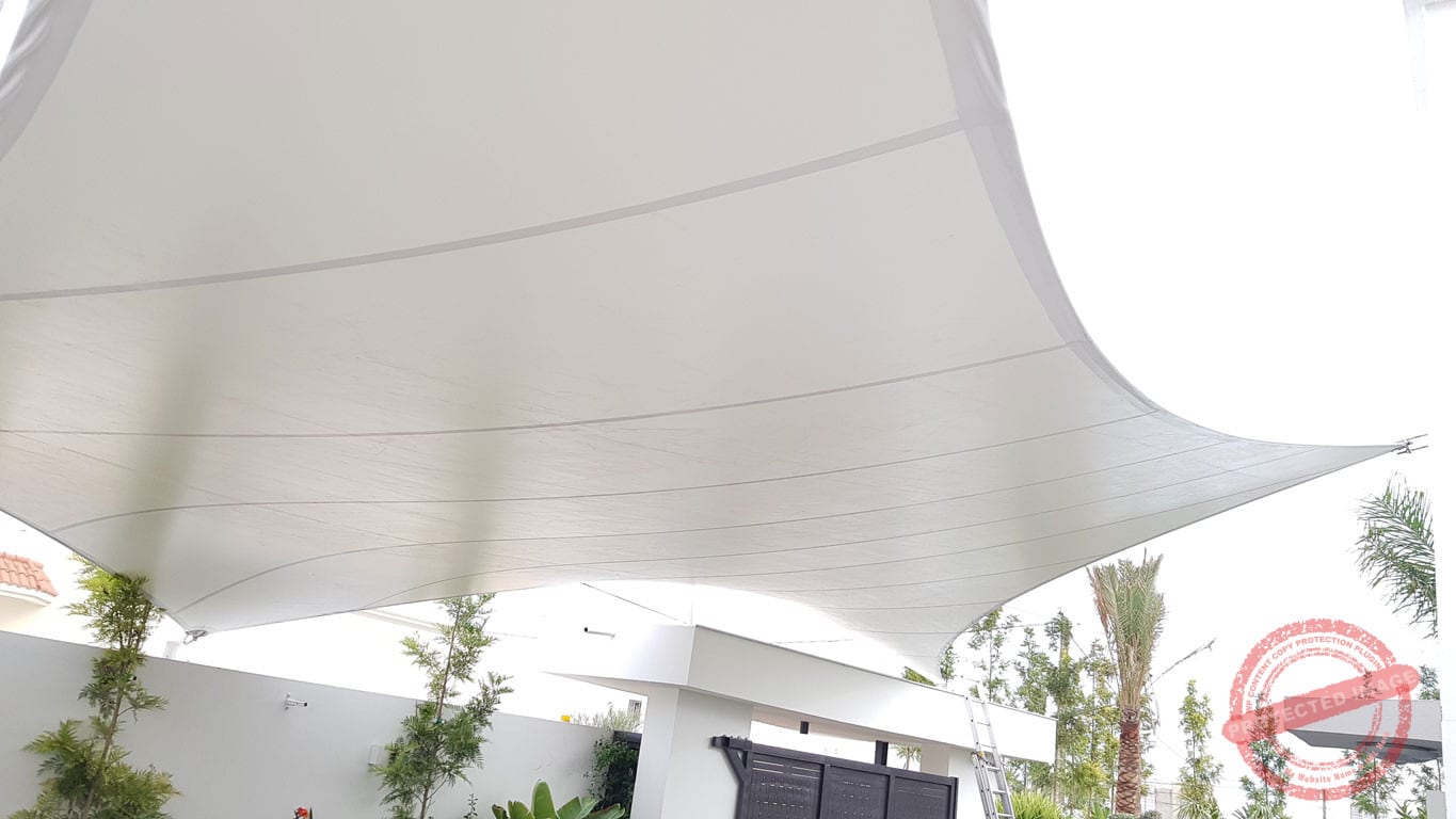 Carport textildach 1