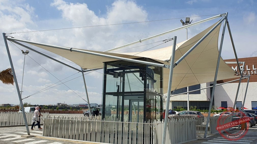 Sonnensegel Einkaufzentren 9 1